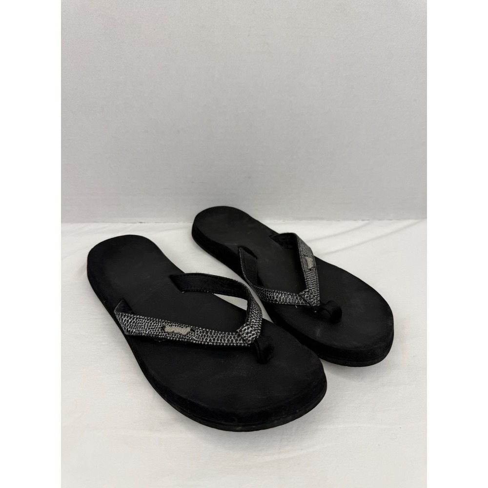 Reef Sandals Womens 9 Star Cushion Sassy Glitter Flip Flops Beach Thong Shoes